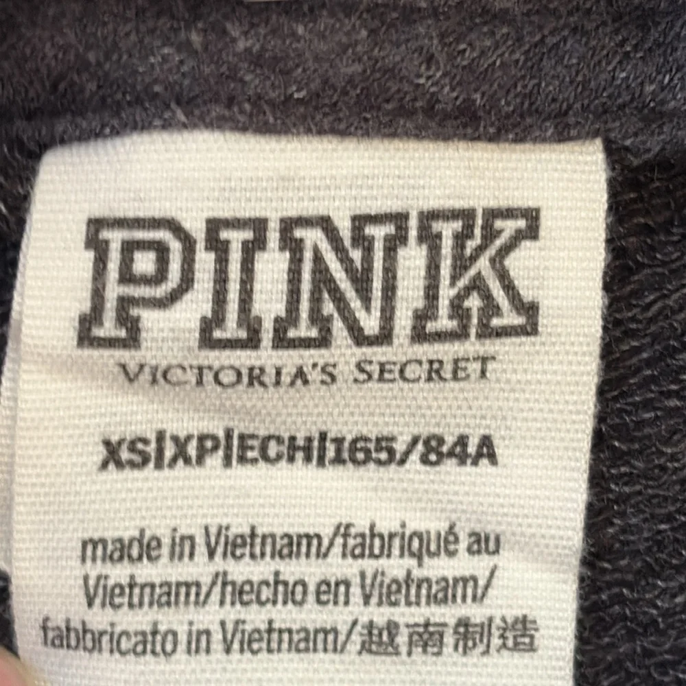 Pink by Victoria’s Secret XS Charcoal Gray Turtleneck Sweatshirt and Joggers Set - Picture 9 of 16